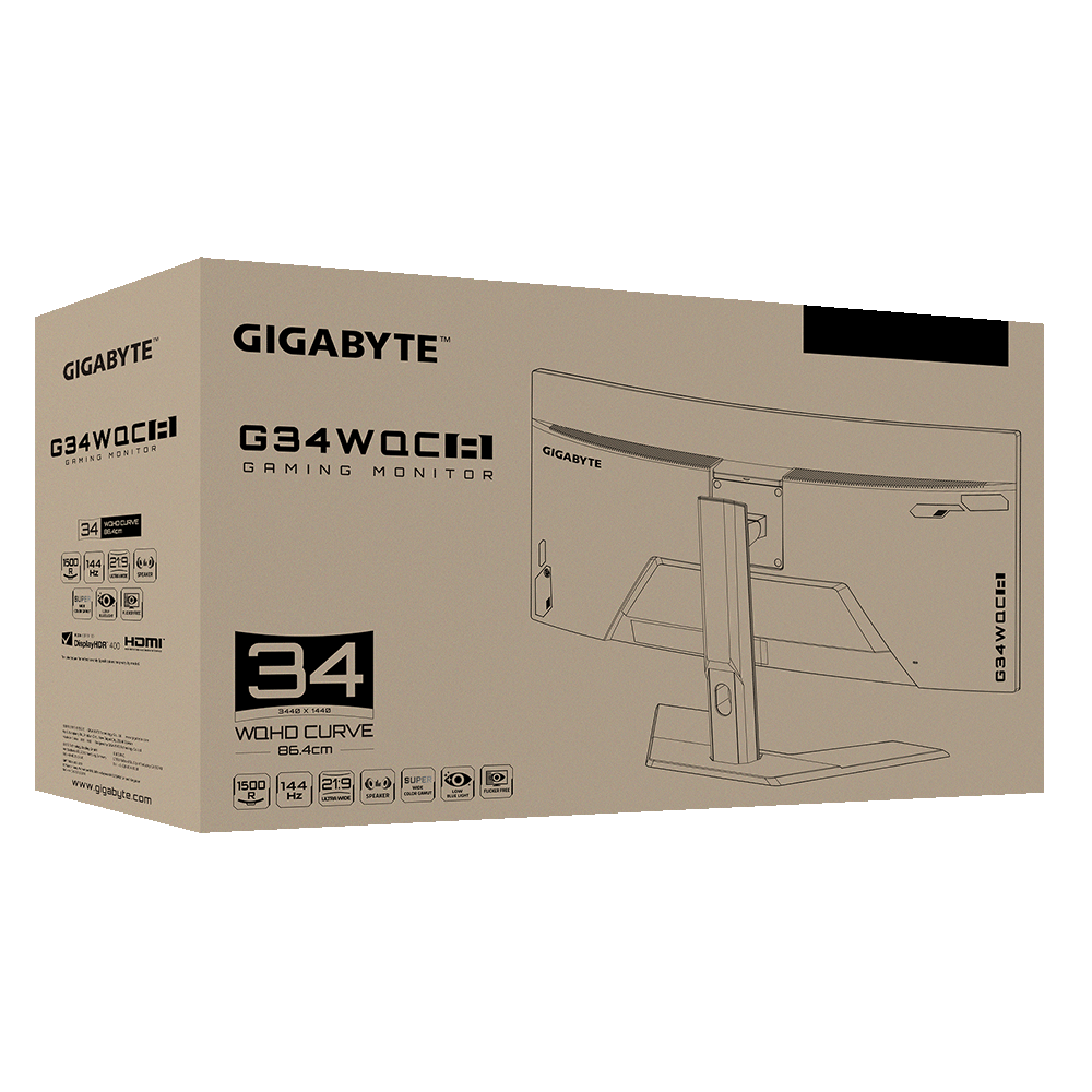 G34WQC 美品34型UWQHD（3440×1440 ゲーミングモニター)