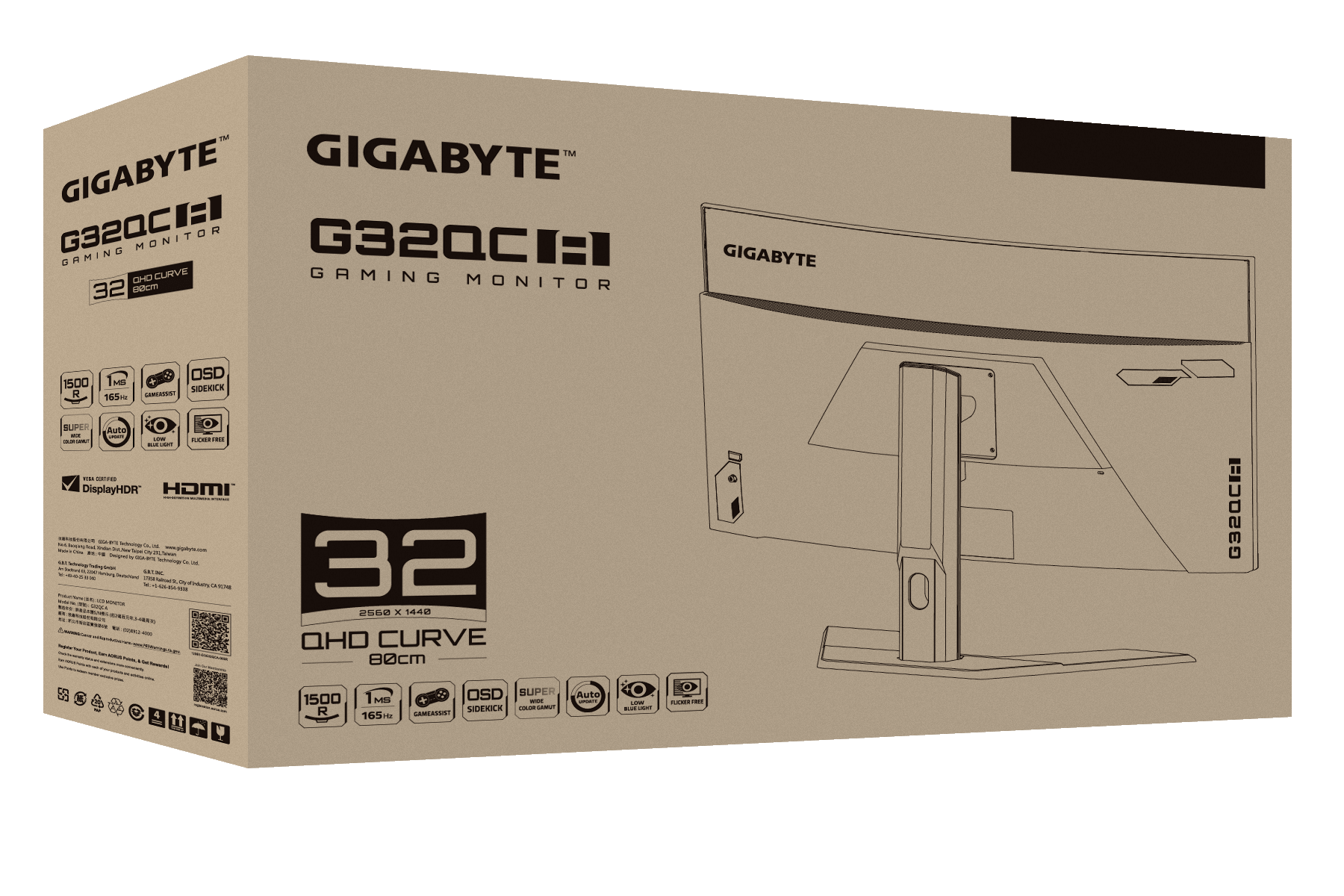 GIGABYTE G32QC A | ゲーミングモニター | Directショップニューエックス