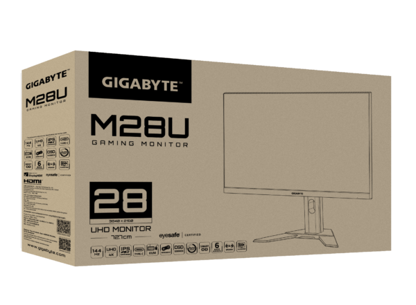 ギガバイトM28Uゲームモニターパッケージングボックス