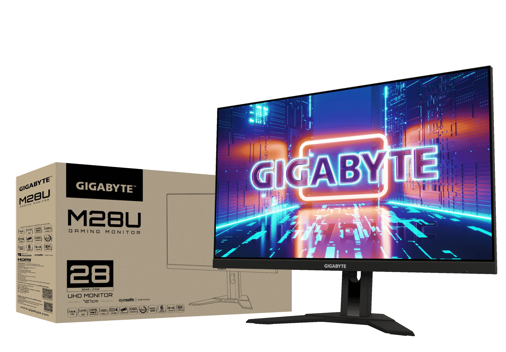 GIGABYTE(ギガバイト)　4K ゲーミングモニター　M28U