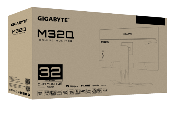 ギガバイトM32Qゲームモニターパッケージングボックス