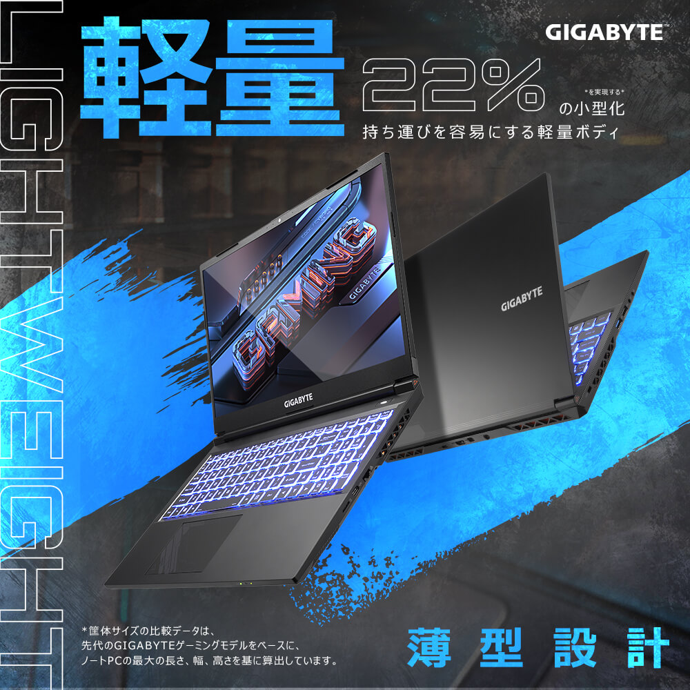 GIGABYTE ゲーミングノートPC G5 i5(10世代) RTX 3060